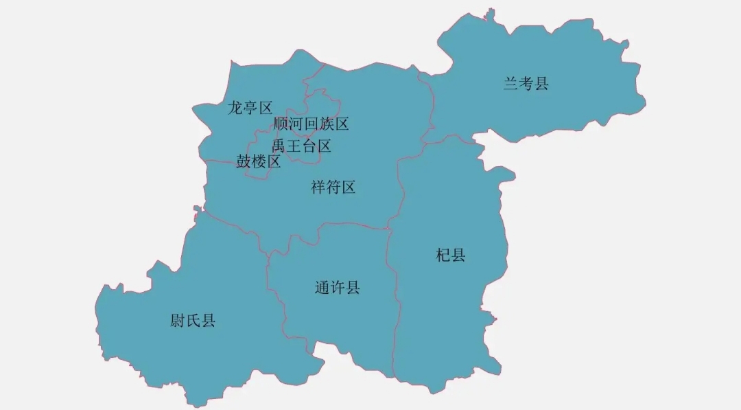 开封地图 各乡镇图片